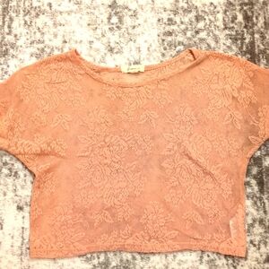 Lacy crop top